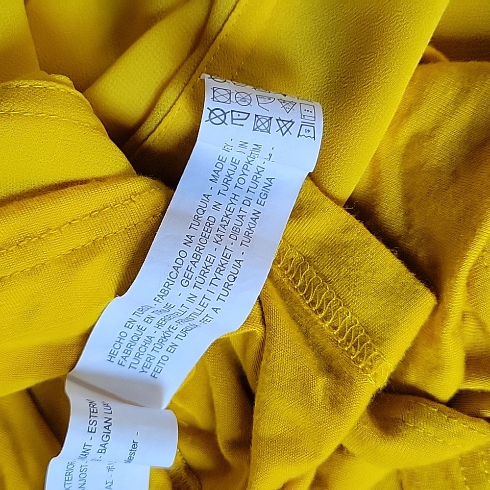 Zara Vneck, sunflower yellow blouse, size L - Picture 11 of 14